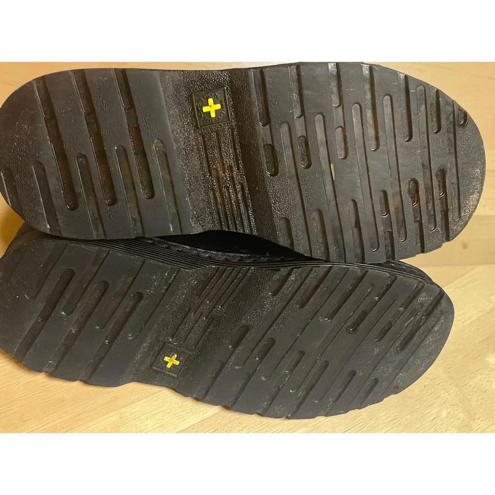 Dr. Martens Niel Slip-On Black Leather Men's Comfort Sole Loafers Size 10‎